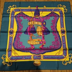 Hermes silk scarf 90 with box